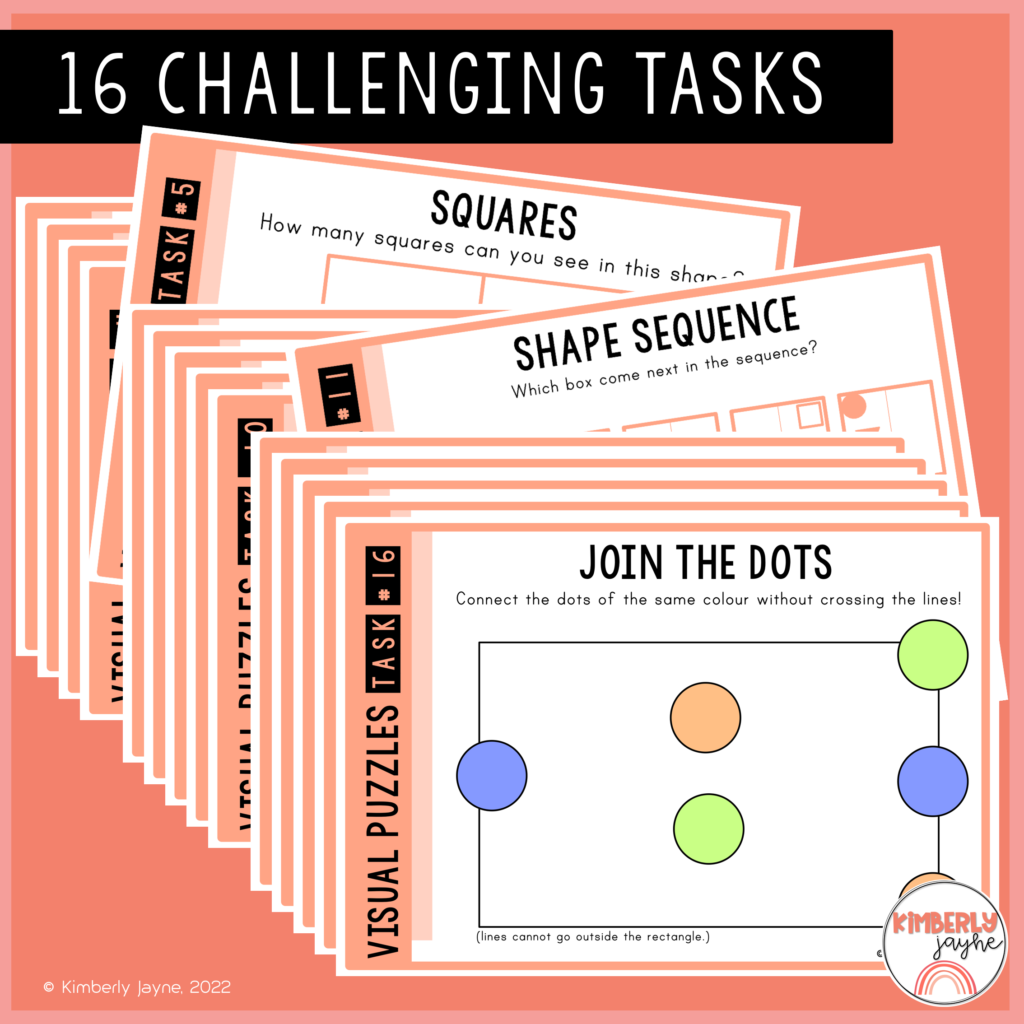 Visual Spatial Reasoning Puzzles for Gifted & Talented Students ...