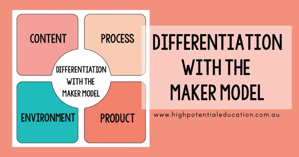 Differentiation Made Simple: Using the Maker Model with Gifted Learners