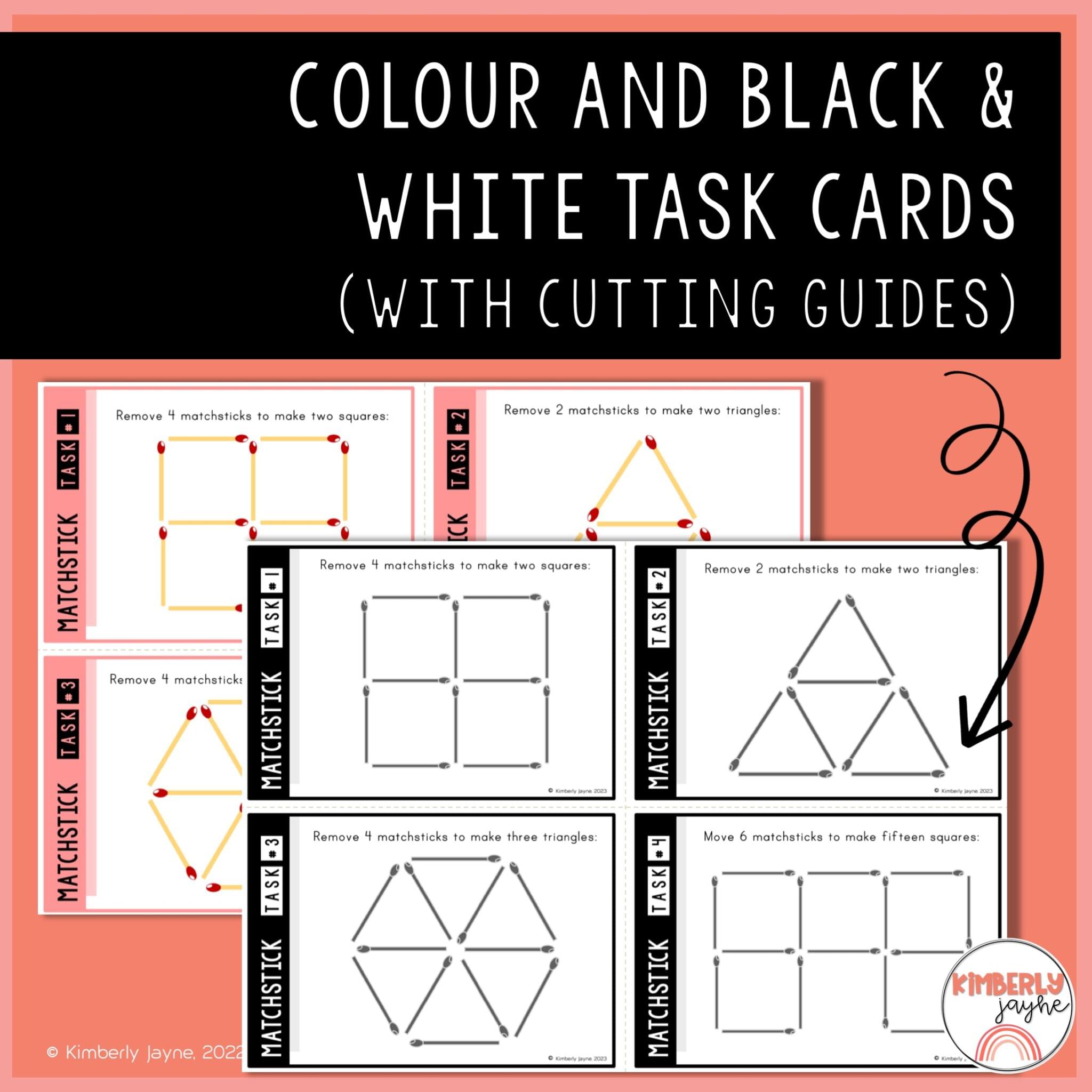 Matchstick Puzzles for Gifted and Talented Students 3 kimberly_jayne_creates_gifted_and_talented_challenge