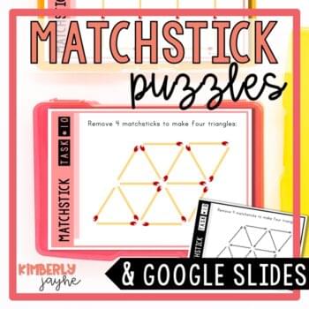 Matchstick Puzzles for Gifted and Talented Students 1 kimberly_jayne_creates_gifted_and_talented_challenge