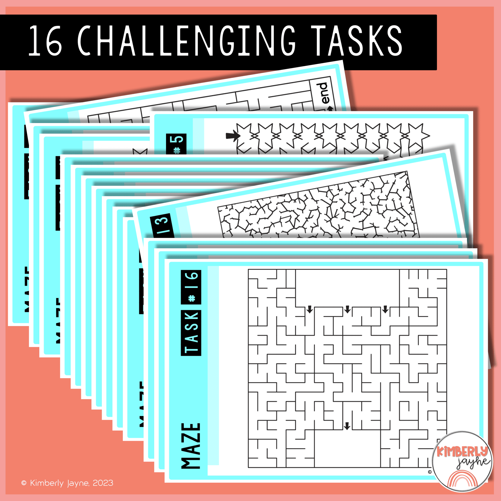 Challenging Mazes Early Finisher Activities Gifted Students 4 Kimberly_jayne_creates_gifted_and_talented_challenge_tasks