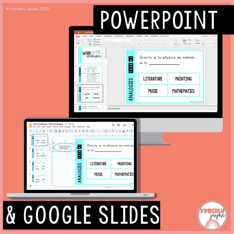 Word Analogy Task Cards Gifted and Talented Students Enrichment 4 Kimberly_jayne_creates_gifted_and_talented_extension_tasks