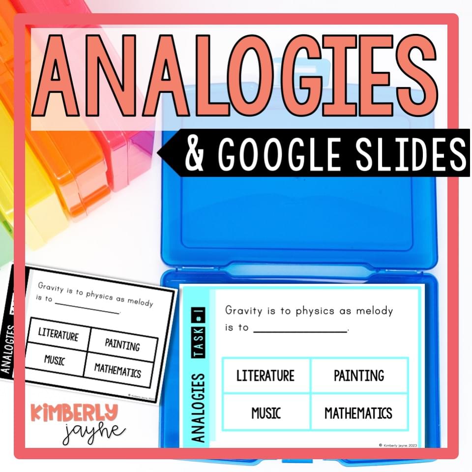 Word Analogy Task Cards Gifted and Talented Students Enrichment 1 Kimberly_jayne_creates_gifted_and_talented_extension_tasks
