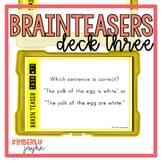Brain Teasers Lateral Thinking Riddles to Challenge Gifted and Talented Vol 3